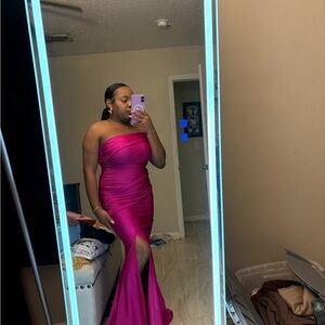Pink fashion nova dress
